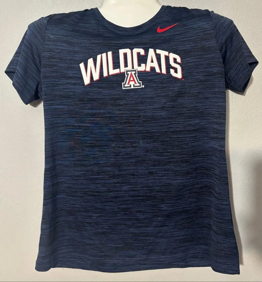 Nike Arizona Wildcats Dri-FIT The Nike Tee Men’s Large Blue NCAA Shirt - Picture 3 of 9